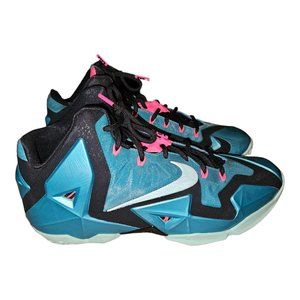 Size 10.5 - Nike LeBron 11 South Beach 2014 616175-330
